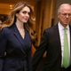 Hope Hicks, then White House communications director and adviser to Donald Trump, arriving at the U.S. Capitol Visitors Center before testifying before the House Intelligence Committee Feb. 27, 2018, in its probe into Russia’s interference in the 2016 election.